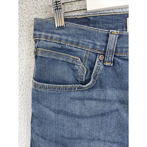Wrangler Jeans Mens Size 30 x 32 New Ocean Blue 4 Way Flex Comfort,Slim Straight - Picture 4 of 14
